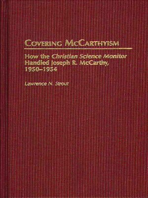 cover image of Covering McCarthyism